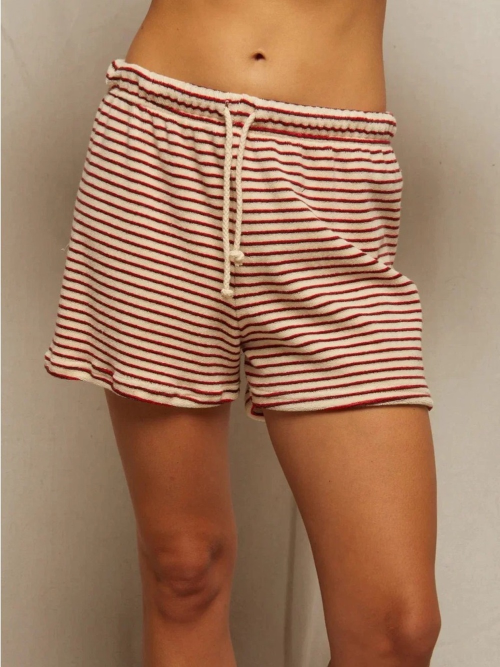 PERFECT WHITE TEE JACE TERRY SHORTS | STRIPE - XS - Picture 2 of 7